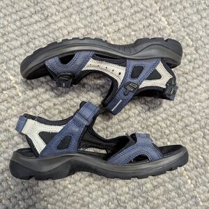 ECCO Offroad Blue and Black Outdoor Sandals